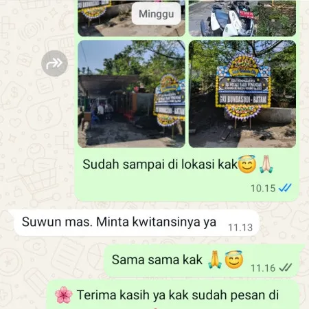 Pengiriman Papan Bunga Duka Pucangagung Bayan