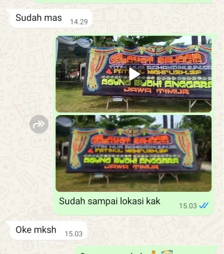 Pengiriman Papan Bunga Pucangagung Bayan